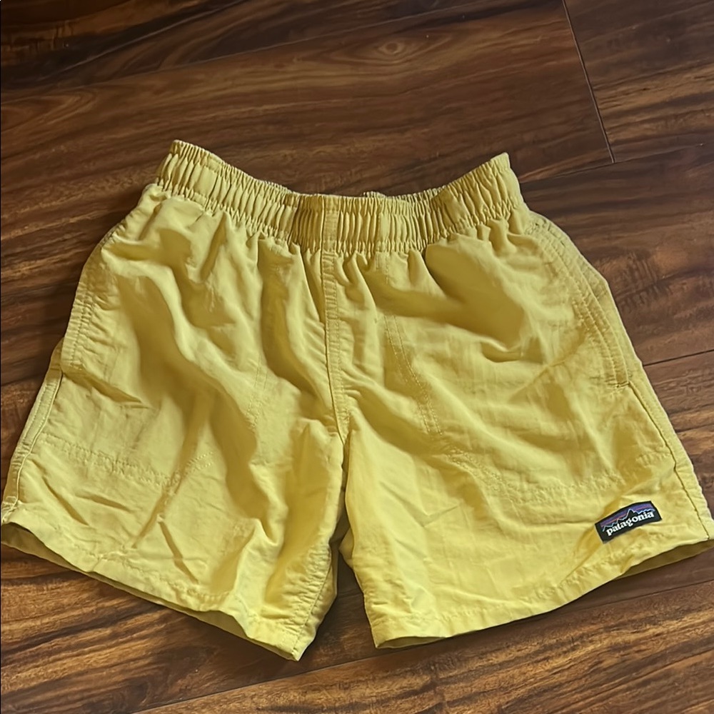 Patagonia Mustard yellow shorts